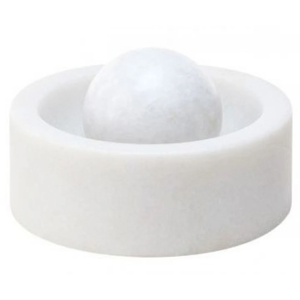 Tom Dixon Stone Kugelmörser Für Gewürze Weiß