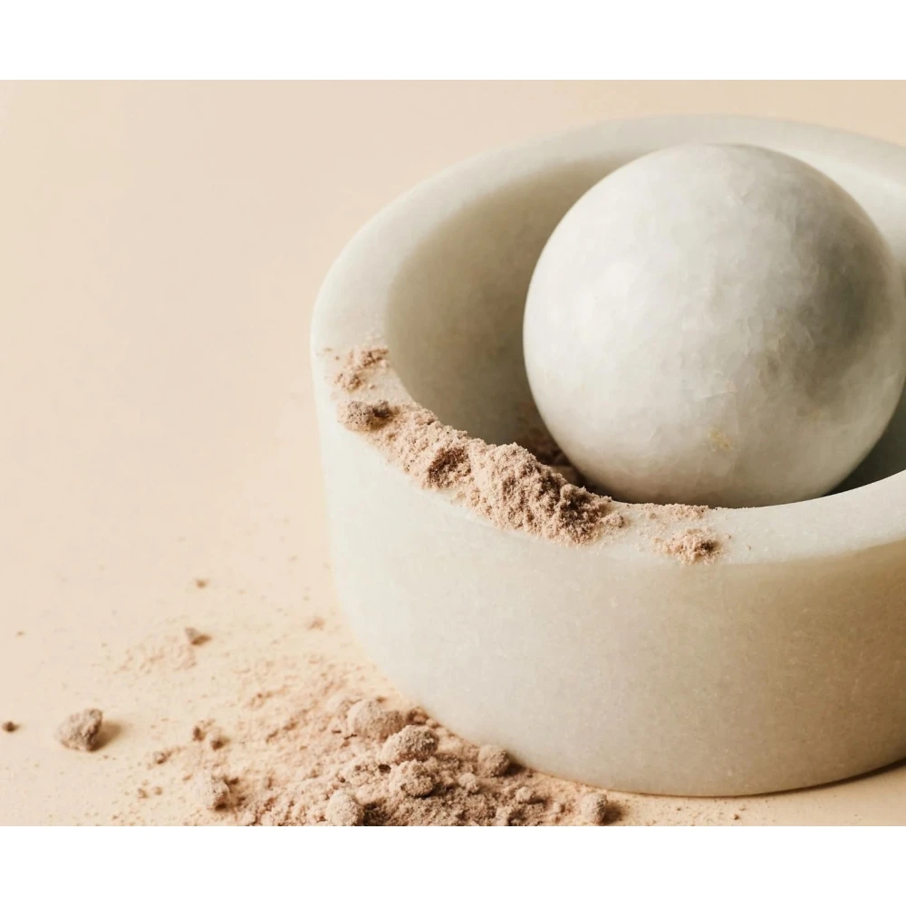 Tom Dixon Stone Kugelmörser Für Gewürze Weiß – Bild 4