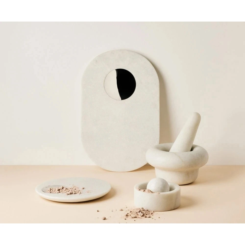 Tom Dixon Stone Schneidebrett Weiß – Bild 3