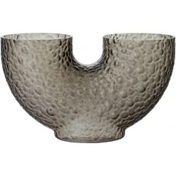 AYTM Arura Low Vase Schwarz