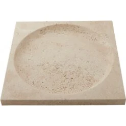 AYTM Regina Deko Schale Travertin 30x30 Cm