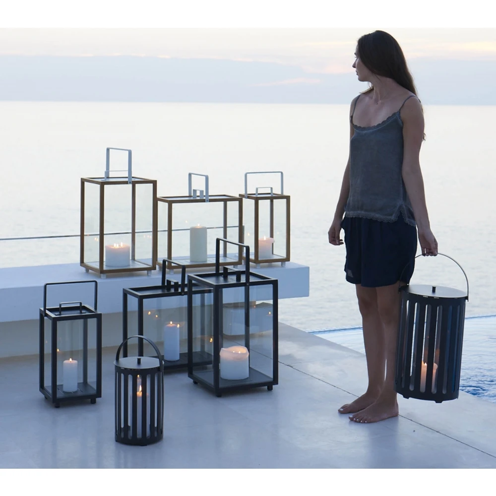 Cane-line Lighttube Lanterne Groß, Rund – Bild 4