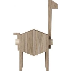 Moebe Polygrif Holzfigur, Eiche